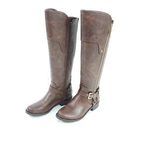 Guess Dark Brown Over the knee Boots Harson 7.5